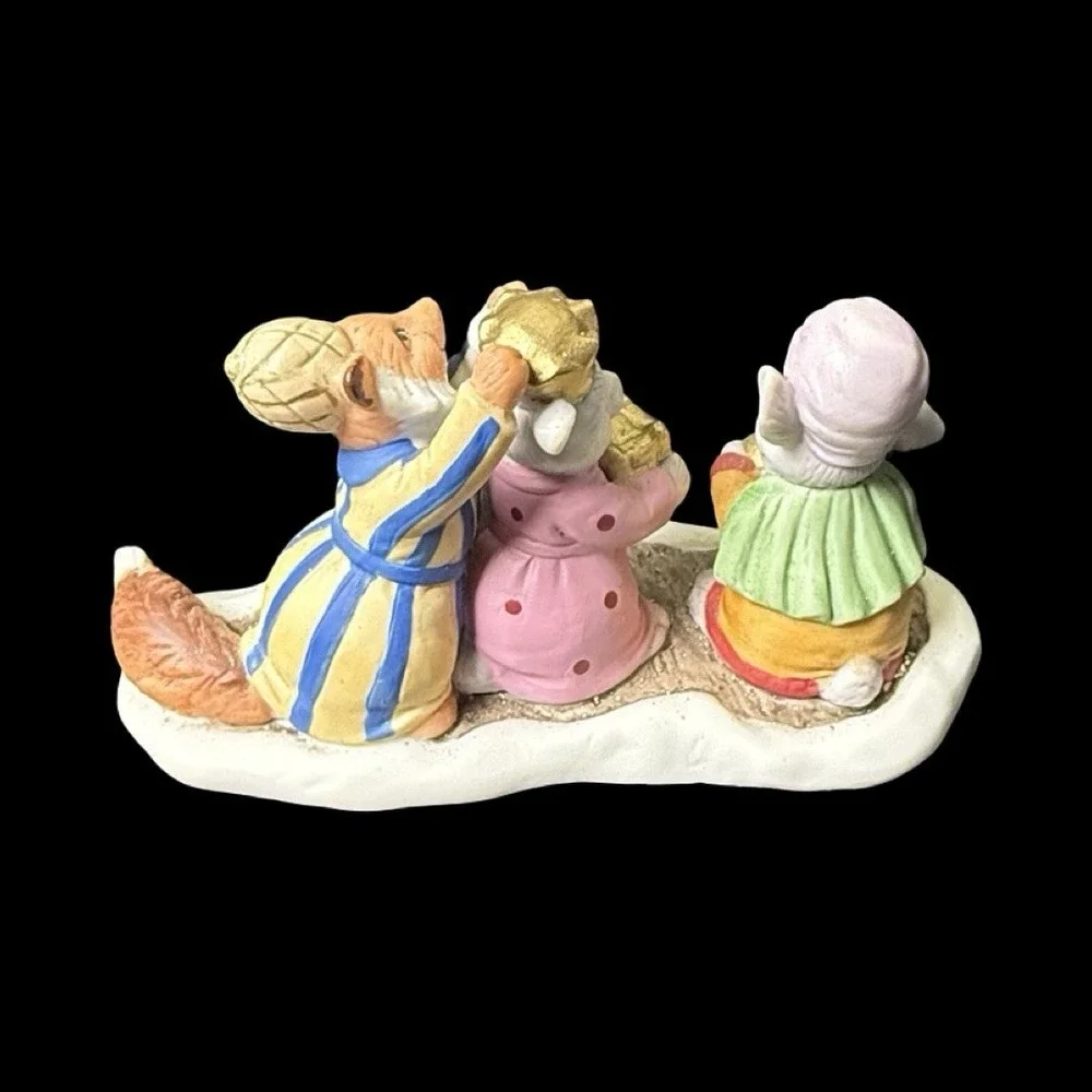 Fitz & Floyd Enchanted Forest Holiday Hamlet Three Wise Men Figurine 1994